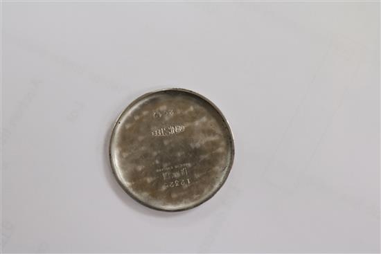 A gentlemans 1940s/1950s stainless steel mid-size Rolex manual wind wrist watch